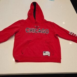 Colosseum Kids Red Chicago Bulls Hoodie